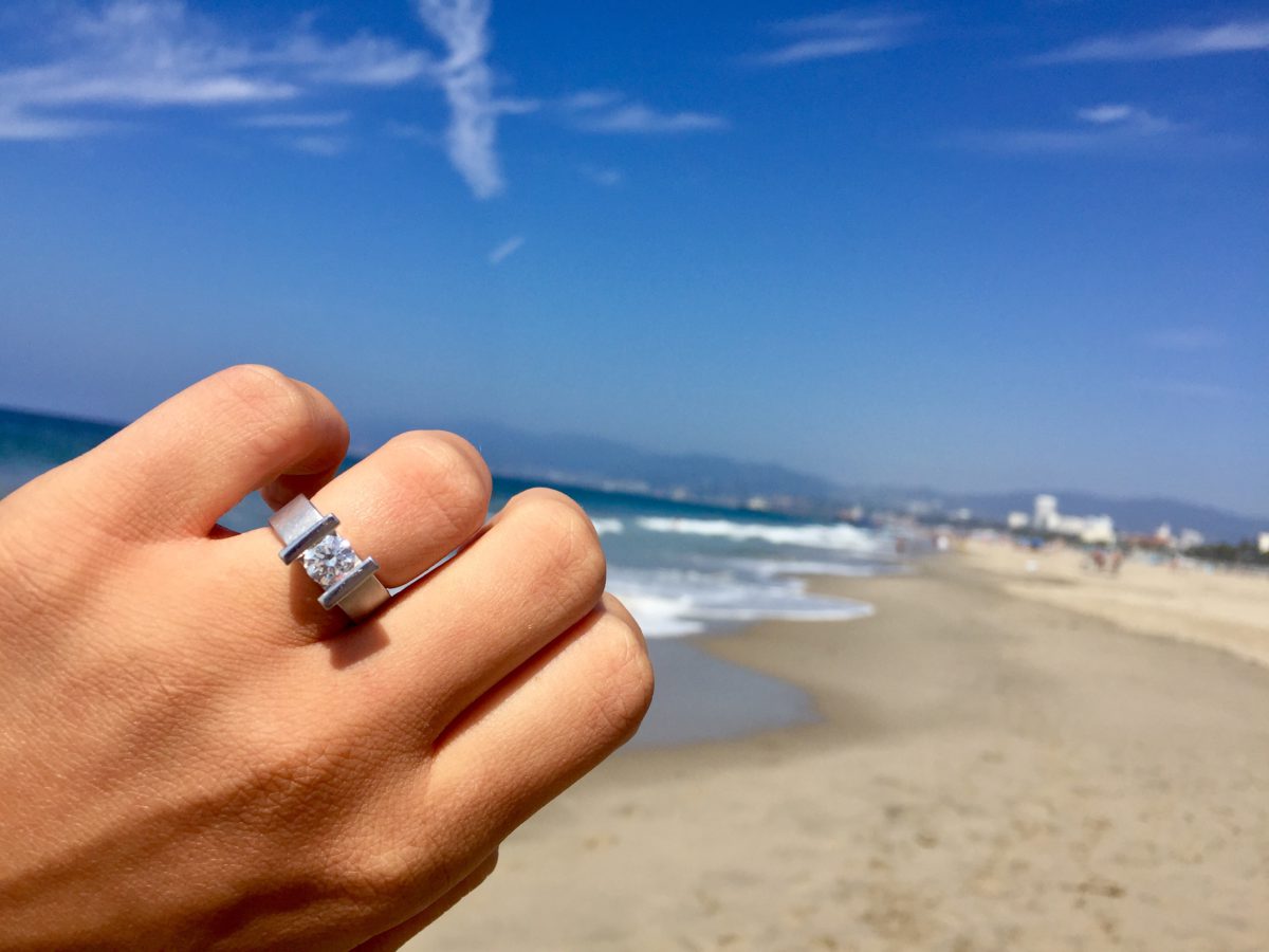 engagement ring around the world